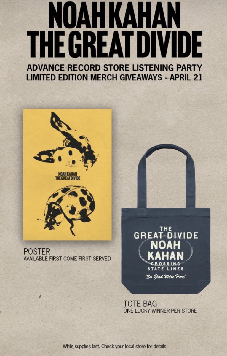i can’t make it to my local listening party but idk how i’m gonna live without that noah kahan poster 😭