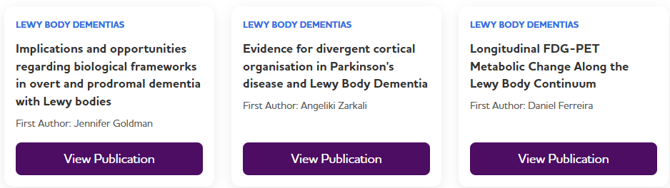 LBDPIA's tweet photo. Attention our awesome @ISTAART #LBDPIA members! Publication of the year voting is ooopeeeeen 😍 We have 3 wonderful options for you to pick from, with papers led by @JenGoldmanMD @Angelika_Za @DrFerreiraD
Vote for your fave #LewyBodyDementia paper NOW!
https://t.co/51Tjhzlce6 https://t.co/ltgbpN8a4m