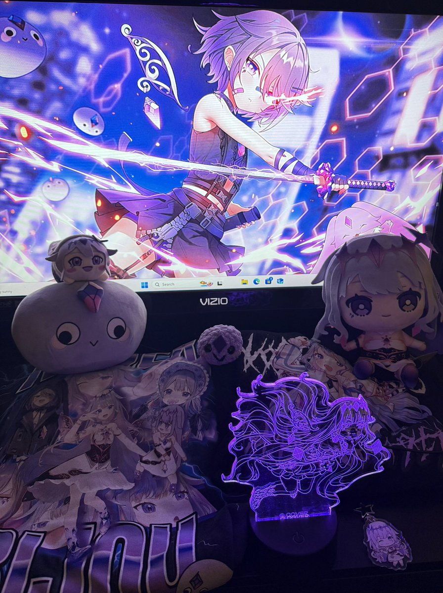 Happy birthday to my Kami oshi. Because of you biboo, I have made so many pebble friends from around the globe and even met some in NY to see you perform live. The community you’ve built is so comfy, welcoming and fun. You inspire us all. 💜💜💜🗿 #ROCKINbirthday #bijowled