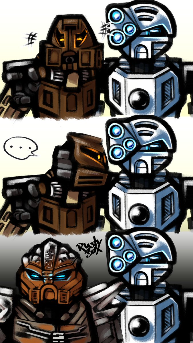 rusty_box's tweet photo. Pohatu when Kopaka 🪨🧊
#Bionicle https://t.co/HLl9ApHNtd