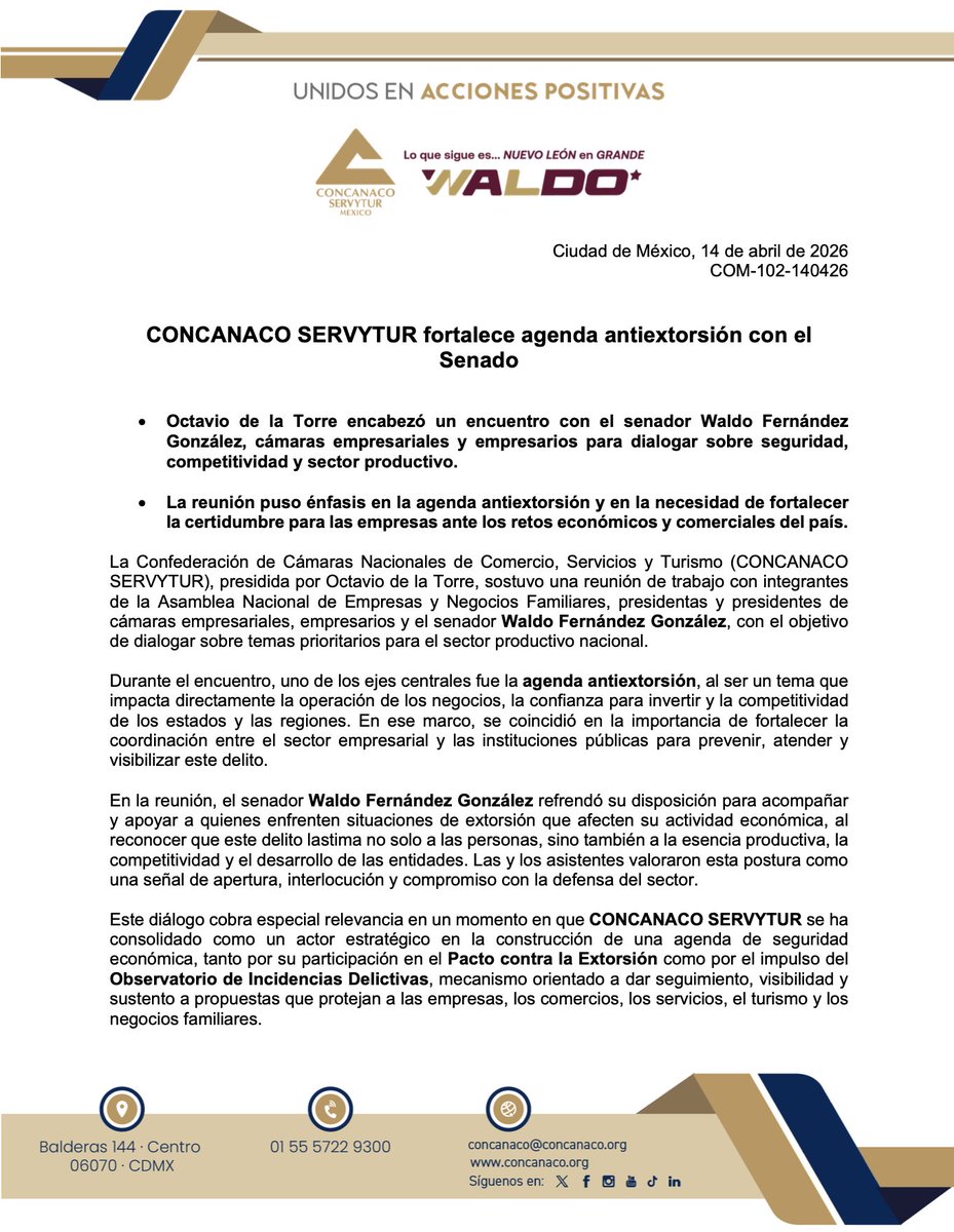 CONCANACO SERVYTUR tweet media