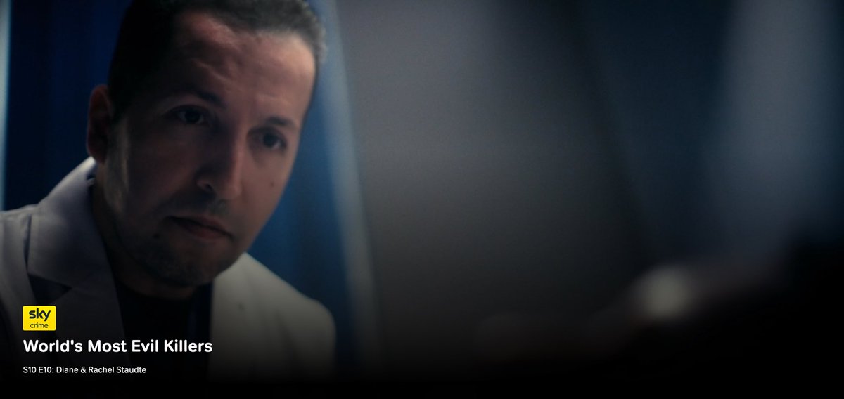 3ddream's tweet photo. Stepping into the mind of darkness.
Featured as Dr. Essam Elkady in World’s Most Evil Killers (S10 E10).

A chilling story where truth is more disturbing than fiction…
#skycrime #actor #acting #documentary https://t.co/Cm6pEAKlUd