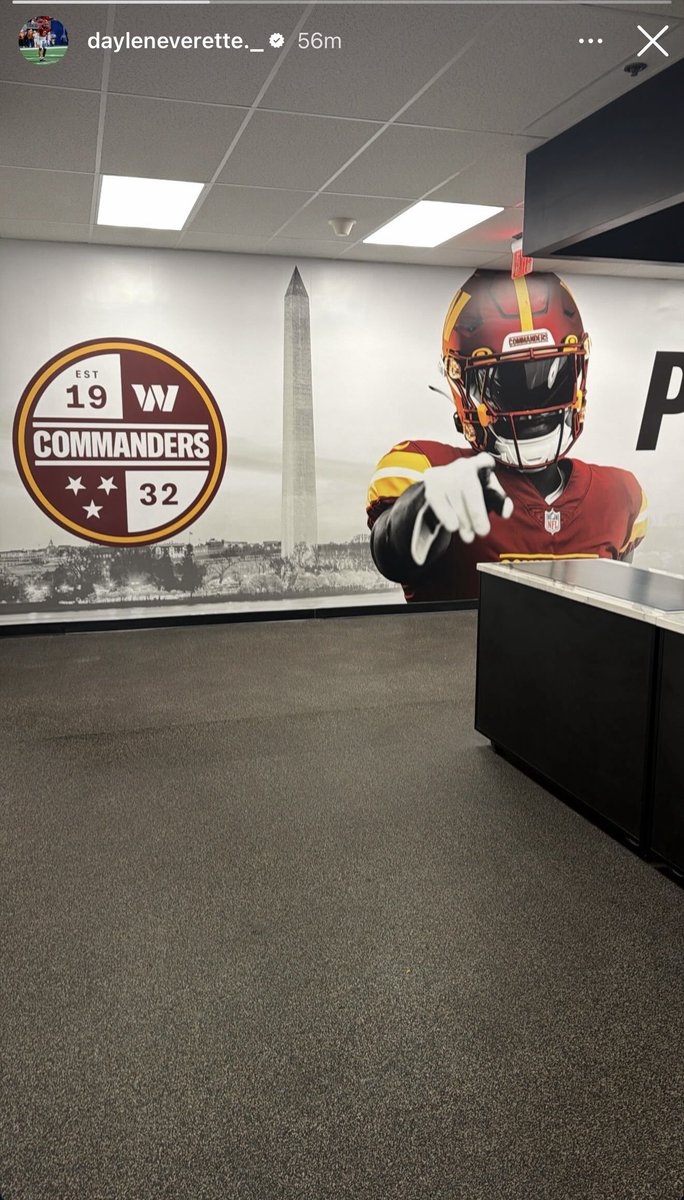 JoshTaylorFB's tweet image. Georgia CB Daylen Everette is in Washington for his 30 visit according to his IG. #Commanders