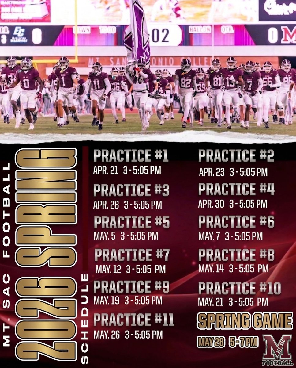 Mt. SAC Football tweet media