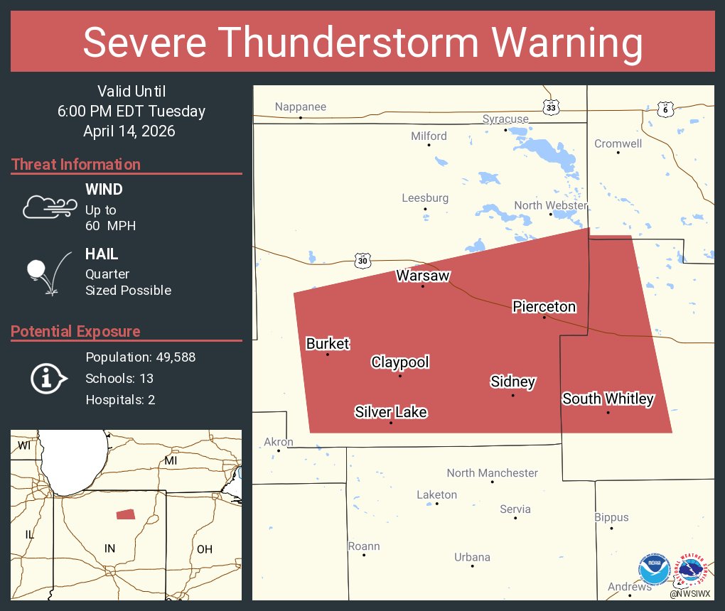 NWS Northern Indiana tweet media