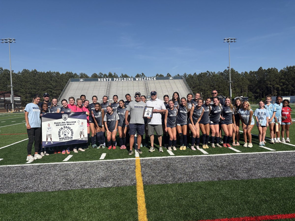 NorthAD_Dyer's tweet photo. Great afternoon celebrating Coach Sullivan's 200 wins today! Coach Sullivan is an absolute stud. The word that comes to mind when I think of him is legacy. https://t.co/zpuxcbHR0X