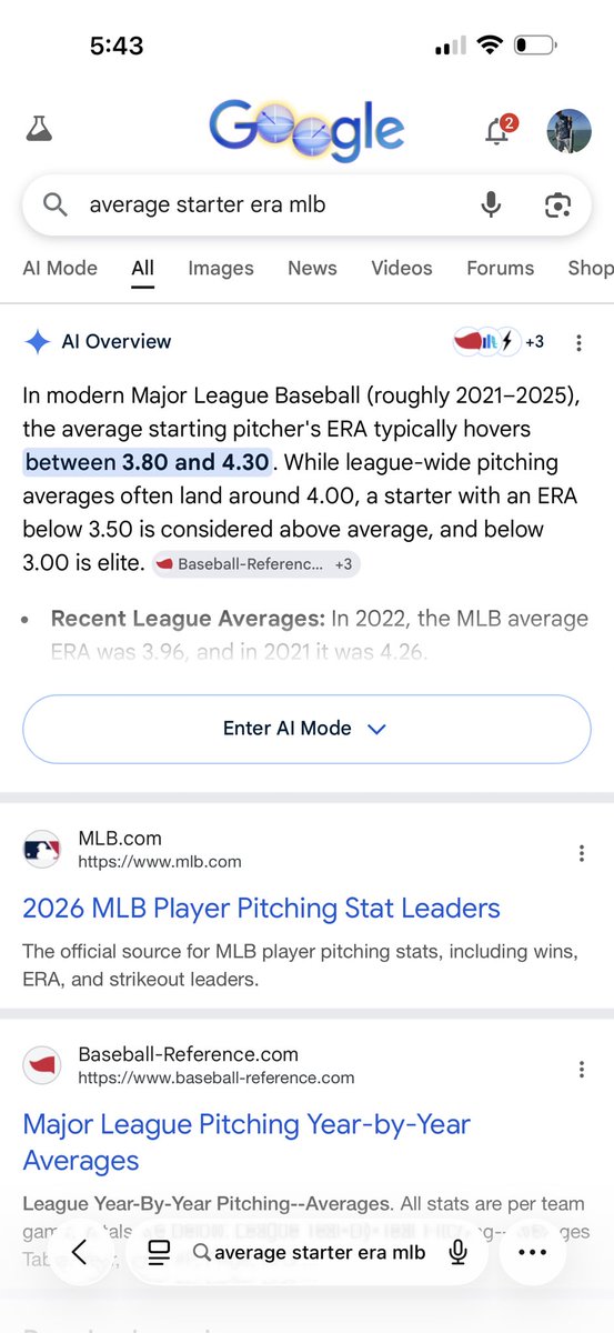 RealPhilPhilips's tweet photo. @MyAccountPlease @OriolesMagic23 it’s quite literally average, almost below average. https://t.co/04QmVjH5nr