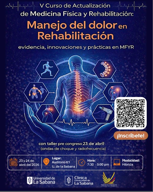ACMFR's tweet photo. La ACMFR invita al
 V Curso de Actualización en MFYR: Manejo del dolor en Rehabilitación
Incluye talleres precurso en ondas de choque y radiofrecuencia.
23–24 abril 2026 | Modalidad híbrida
Inscríbase aquí:
 https://t.co/kZ7HaUGerG
#ACMFR #Rehabilitación #ManejoDelDolor https://t.co/X3eLTIkCTy
