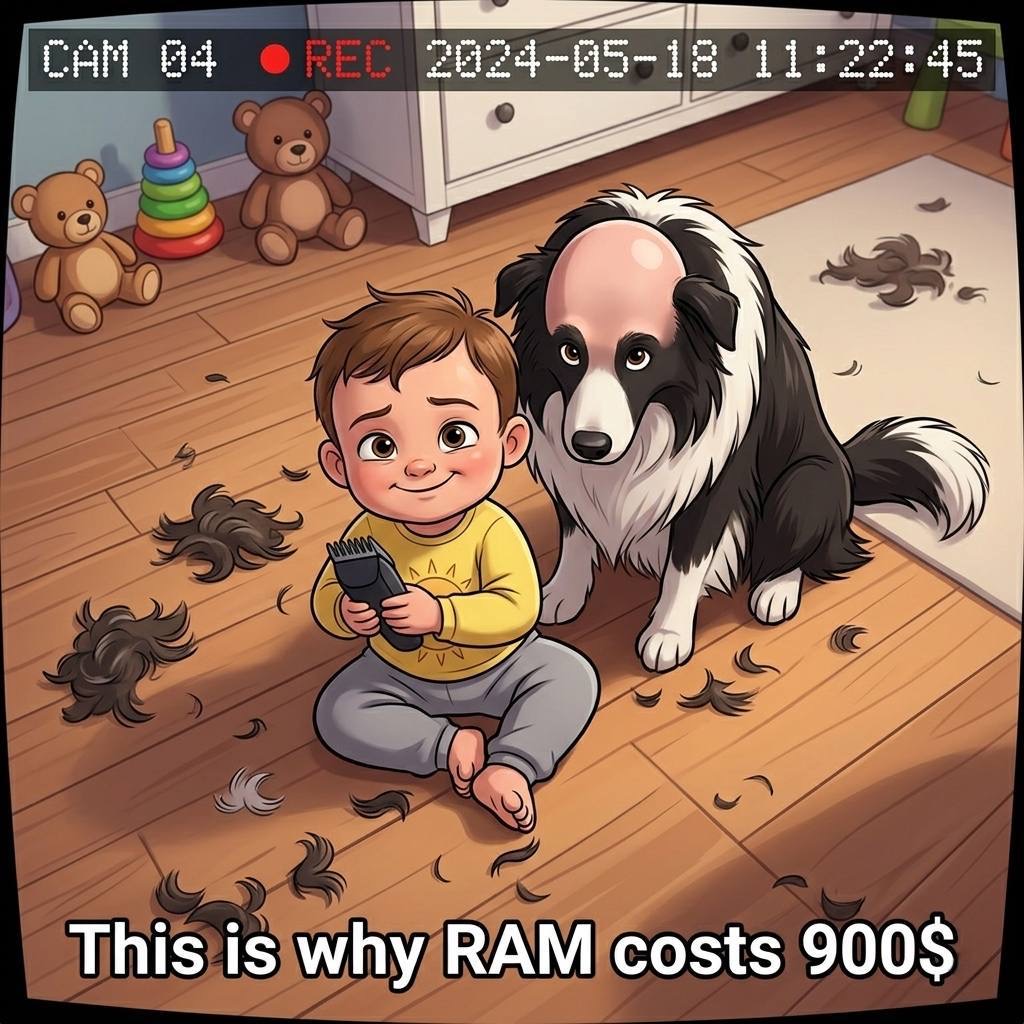 This is why RAM costs 900$ tweet media