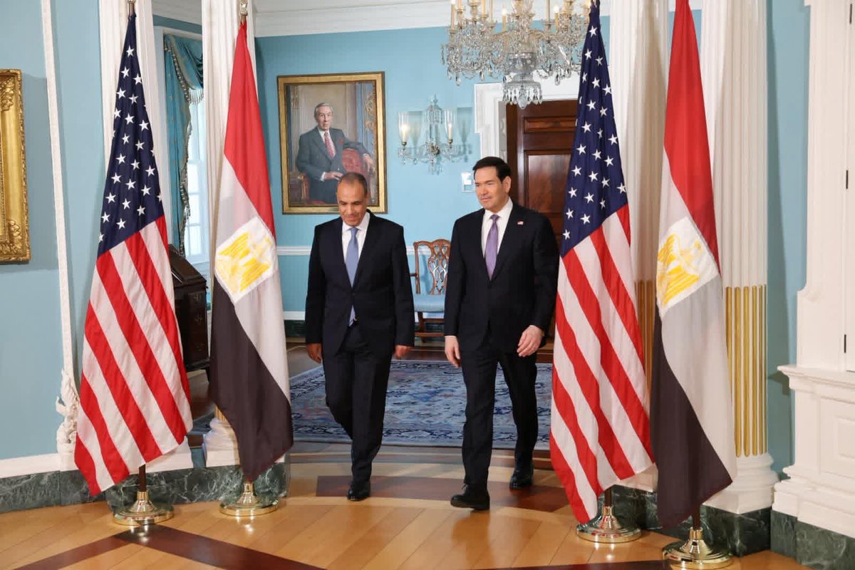 تأكيد مصدر الخبر: لقاء روبيو ووزير الخارجية المصري في واشنطن