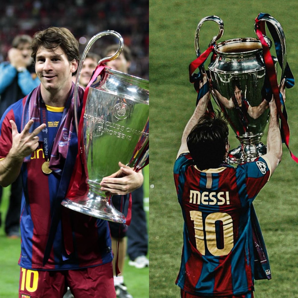 MotivacionesF's tweet photo. Más de 70 años de existencia tiene la Champions. 

Barcelona ganó 5, pero una sola sin Lionel Messi.

¡VAYA DATO DEMOLEDOR! 🤯 https://t.co/NJL4sQXcTg