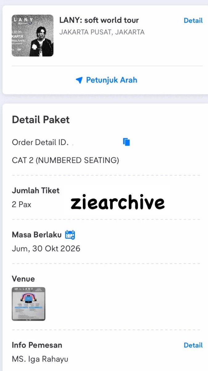 𝚣𝚒𝚎𝚊𝚛𝚌𝚑𝚒𝚟𝚎 🐣|| JASTIP JASWAR TICKETING tweet media