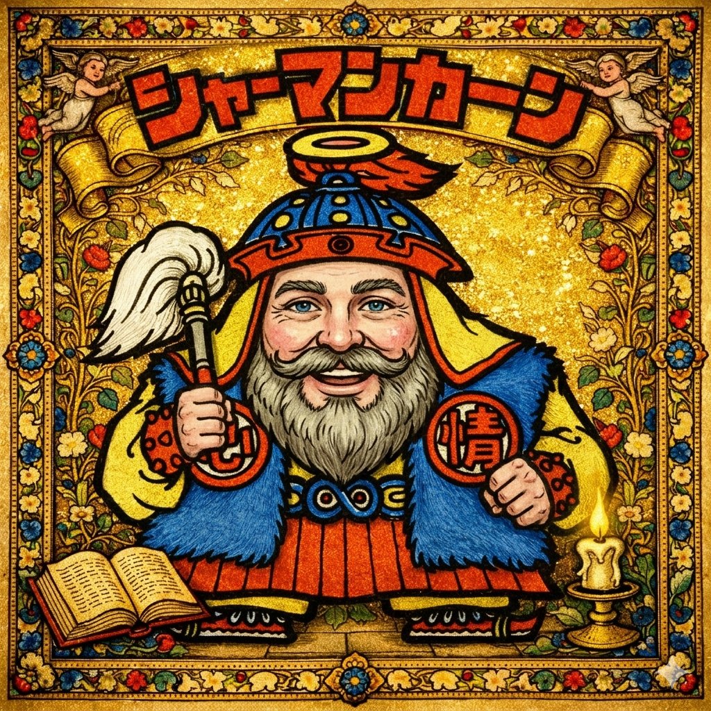 ChatGPTで作成した中世西洋写本風 （キャラも西洋人化