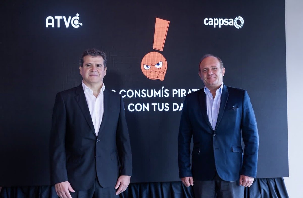 CAPPSA_ok's tweet photo. #ATVC y @CAPPSA_ok lanzaron una campaña de bien público orientada a visibilizar el impacto del consumo de contenidos ilegales, con foco en los riesgos para la seguridad digital y la protección de los datos personales. https://t.co/hR35dUAdrq