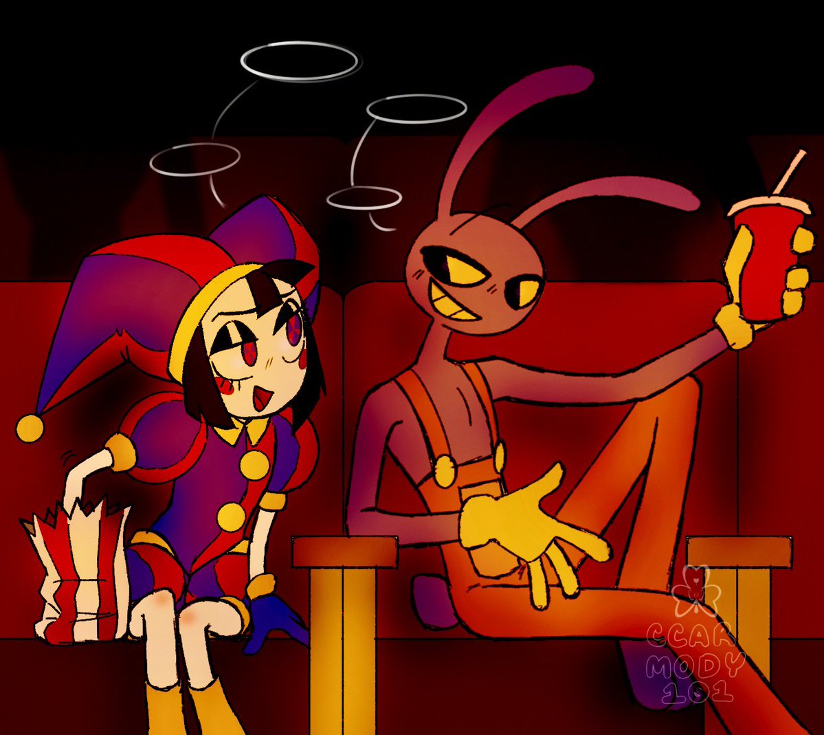 cloverccarmody's tweet image. Movie Date #funnybunny