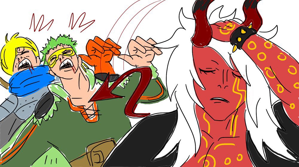 #ONEPIECE1180 

“Citizen of Hell”
“Commoner’s leg”