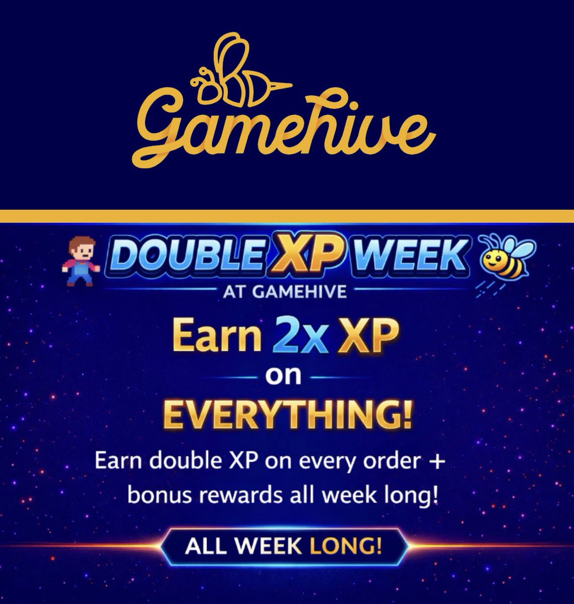 GameHiveGG's tweet image. 🔥Get double XP and some sweet savings!

🔥Check your email for an exclusive loyalty offer!