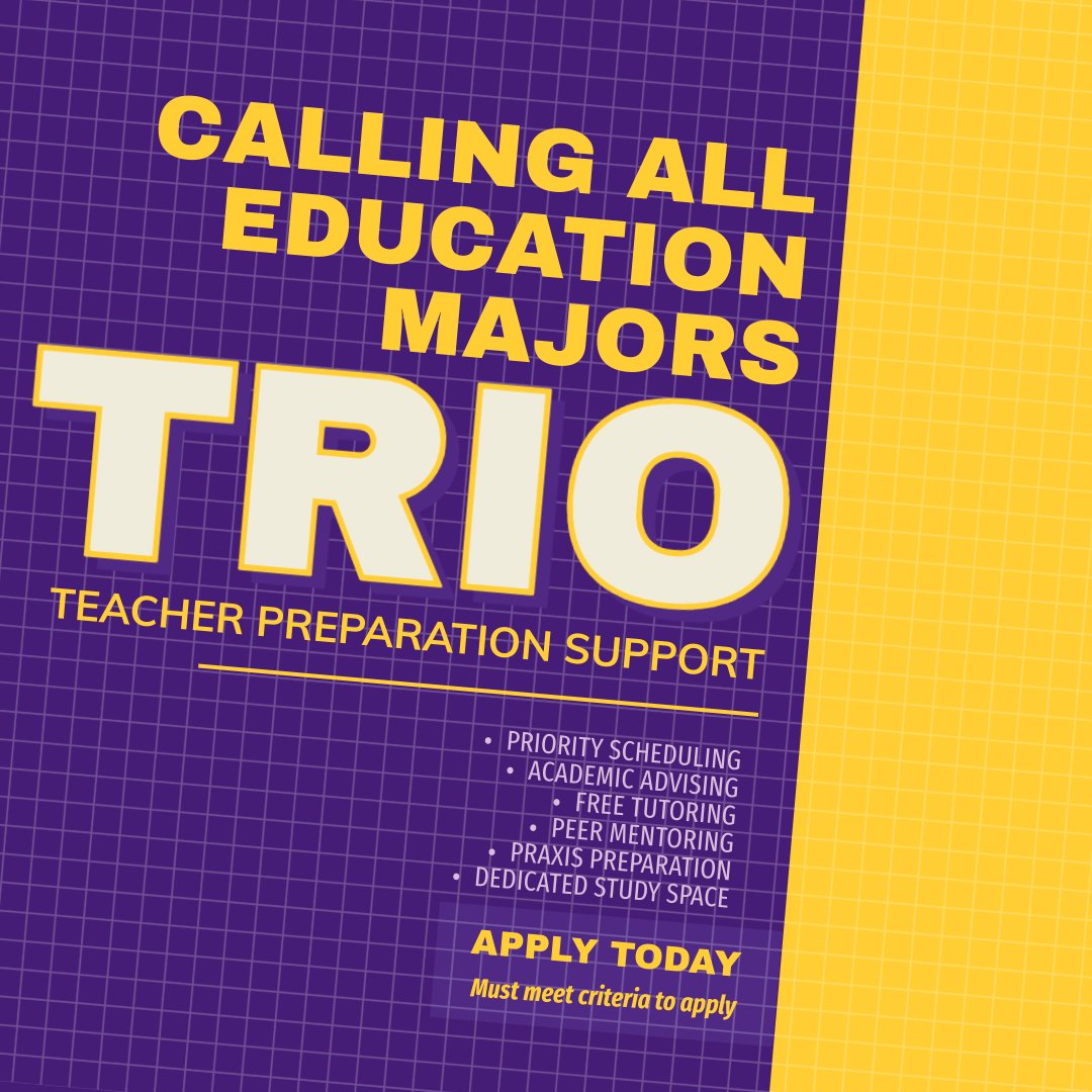 LSUCHSE's tweet photo. Education majors: this is your moment! 👏🐅

Take advantage of opportunities designed just for you: build your skills, expand your network and take the next step toward your teaching career.

Your future classroom starts here 🍎

🔗https://t.co/pA0ZVRiEkV @LSUSOE https://t.co/soviH16ZUr