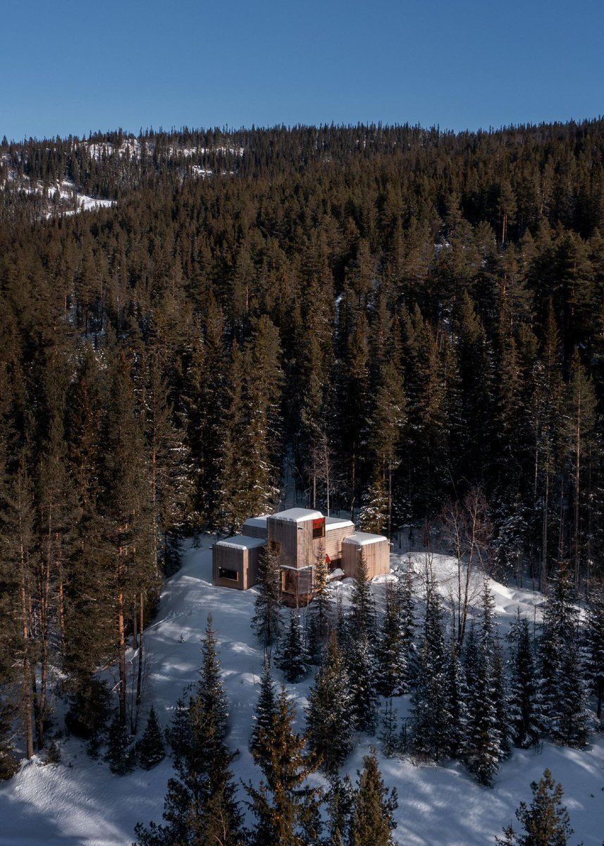 linear_magazine's tweet photo. Like a modern day log cabin https://t.co/eZNfcTRo6L