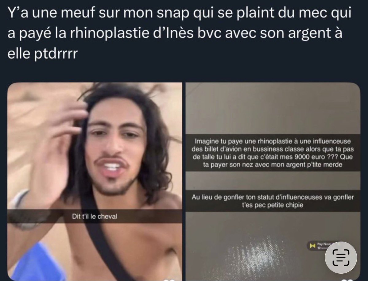 ellapvris's tweet photo. Mdrrr le mec d’Inès bvc c’est juste un scameur et trompeur 😂😂 on le connaît tous ici quand est-ce qu’elle aura un peu d’amour propre ?#inesbvc #camelia92 #ovsie #promoinflu #nasdas https://t.co/KZM2HOQ5QS