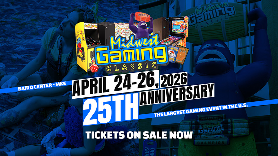 eventsforgamers's tweet image. Midwest Gaming Classic returns next weekend! Here are the details 💥: eventsforgamers.com/midwest-gaming… #MidwestGamingClassic #GameDev #Tabletop #Console #Pinball #BoardGames