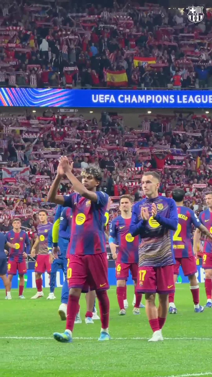 Thank you, culers! Força Barça 💙❤️ https://t.co/Nyz04Sstpz