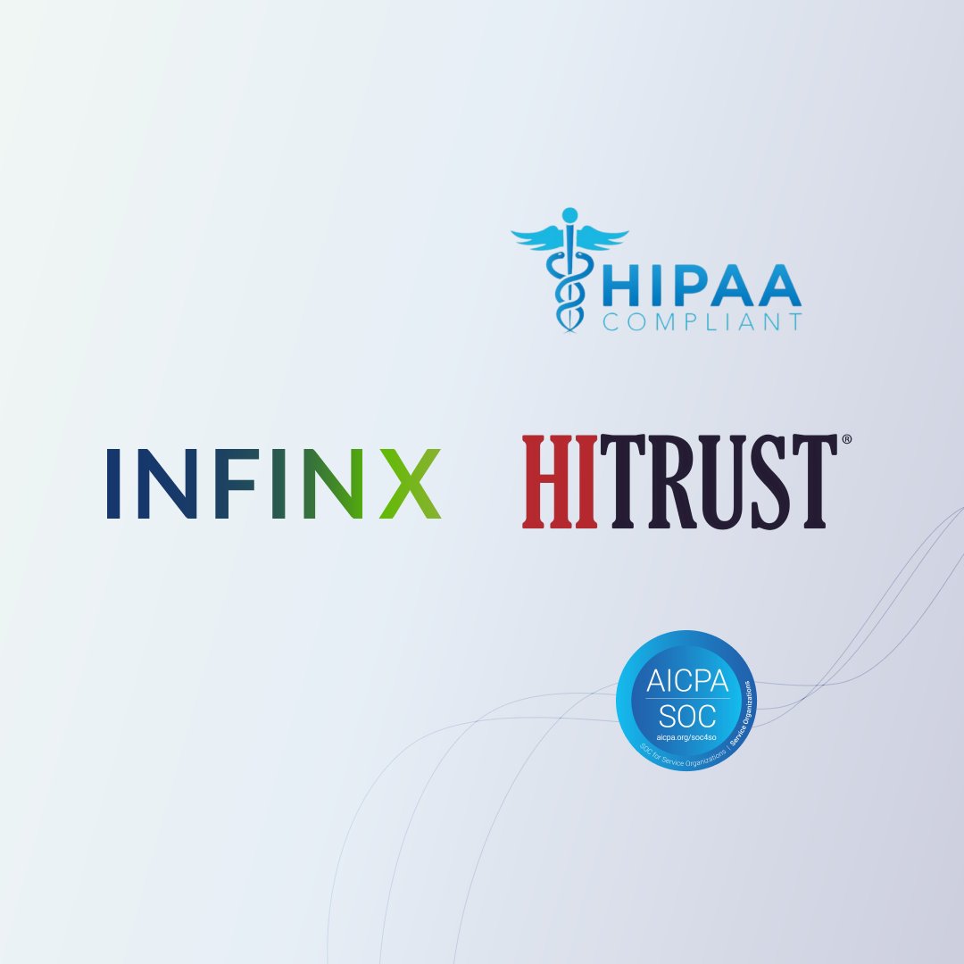 Infinxinc's tweet image. Infinx attains @HITRUST i1 Certification for RCM &amp;amp; patient access platforms. 🔒

Third-party validation that our security controls protect your data. Read what's covered: na2.hubs.ly/H04Tzz40

#HITRUST #HealthcareIT #DataSecurity
