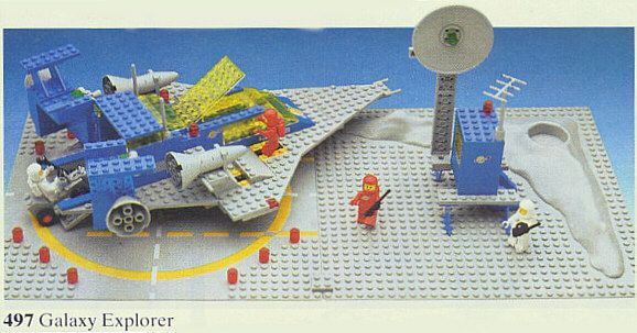 oasislego's tweet image. Set of the Day! Galaxy Explorer # 497-1
Released in 1979, this is the single most iconic Classic Space set ever made. Rereleased in 2022 as 10497, which tells you everything about its legacy.
#LEGO #LEGOSpace #ClassicSpace #GalaxyExplorer #SetOfTheDay #VintageLEGO #BrickLink