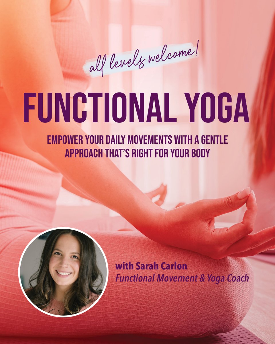 EvolvePink's tweet photo. 🌸✨ Join Functional Yoga with Sarah C. Thursdays 10 AM! Gentle, virtual, all levels welcome 💗 

Sign up: https://t.co/Nix4rpbkQB 

#EvolvePink #FunctionalYoga #BCSM #TNBC #CancerSupport #MindBody #WellnessCommunity #StridesOfStrength #PinkLightUp https://t.co/fUVRBAkSJc