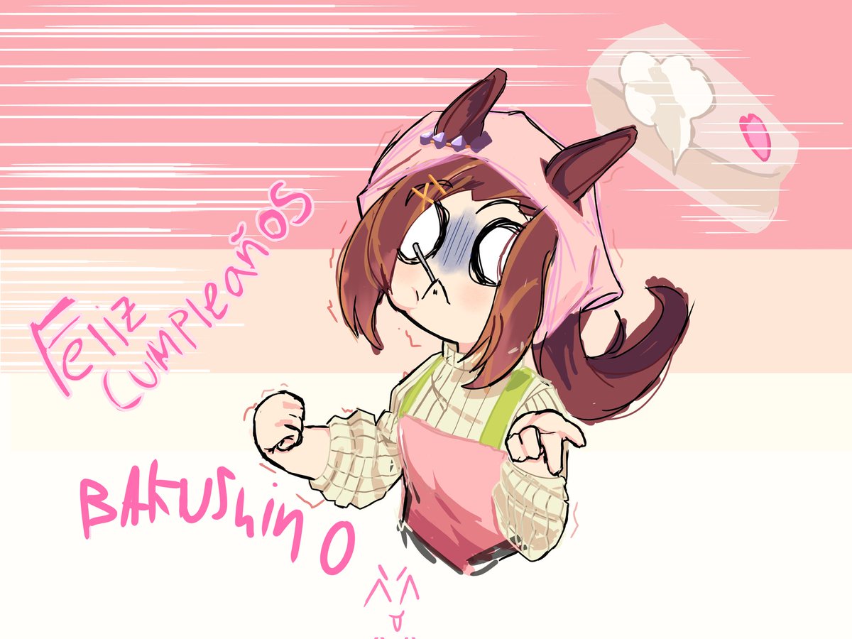 ¡Perdonen la demora, debia dibujar algo si o si!

¡En un día como este en 1989, Sakura Bakushin O nacio; el segundo mejor sprinter de toda la historia de japon!

FELIZ CUMPLEAÑOS MI CABRAAAAA