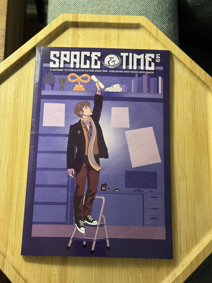 amy_grech's tweet photo. My contributor copy of #SpaceandTimeMagazine has arrived! Huge thanks to Poetry Editor @nytebird45 and Publisher @AngelaYSmith for including
my poem, “Grace”. #AuthorLife #HorrorCommunity #NYCPoet #PoetryCommunity https://t.co/oI87Nfs9Oj