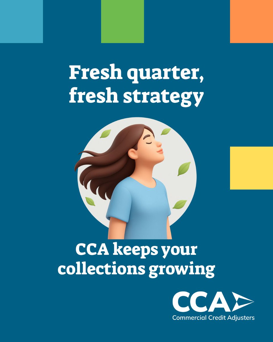 CCAwinnipeg's tweet photo. Fresh quarter, fresh strategy. CCA keeps your collections growing.

Learn More: https://t.co/RzPAuYlvMm

#DebtRecovery #Collections #BusinessGrowth https://t.co/lC1J1ssavF