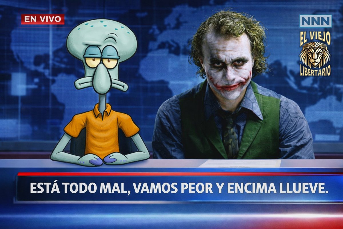 EL PERIODISMO: CULTORES DEL "CUANTO PEOR, MEJOR".

El Periodismo en Argentina padece de estas dos patologías:

1⃣😈 Schadenfreude:  es una palabra alemana que define el sentimiento de alegría o placer ante el mal ajeno.

2⃣😈 Distimia: Es un sesgo negativo donde todo le parece