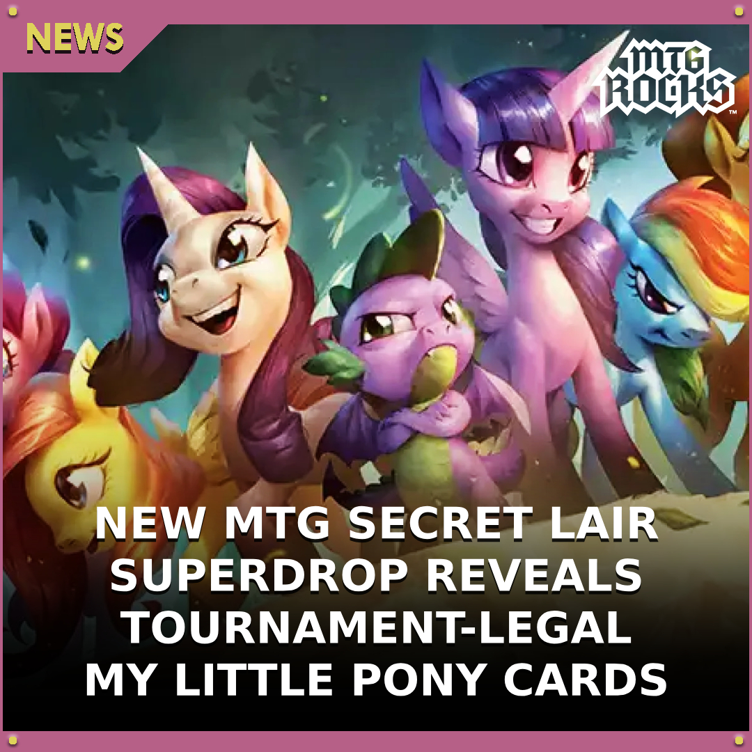 fallout mtg commander decks list PREVENTA) MTG Secret Lair - My Little Pony main image 0