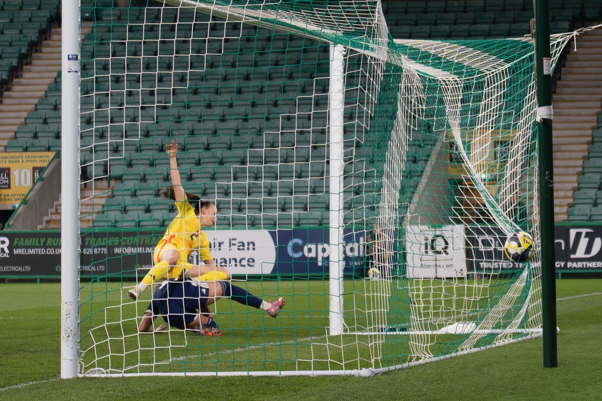 HibernianWomen's tweet photo. 👊 @KathleenMcGove1 with her sixth goal in seven caps for Scotland!

📸 @BenS_Media / @RubyAdamPhoto https://t.co/lY80tuVRIZ