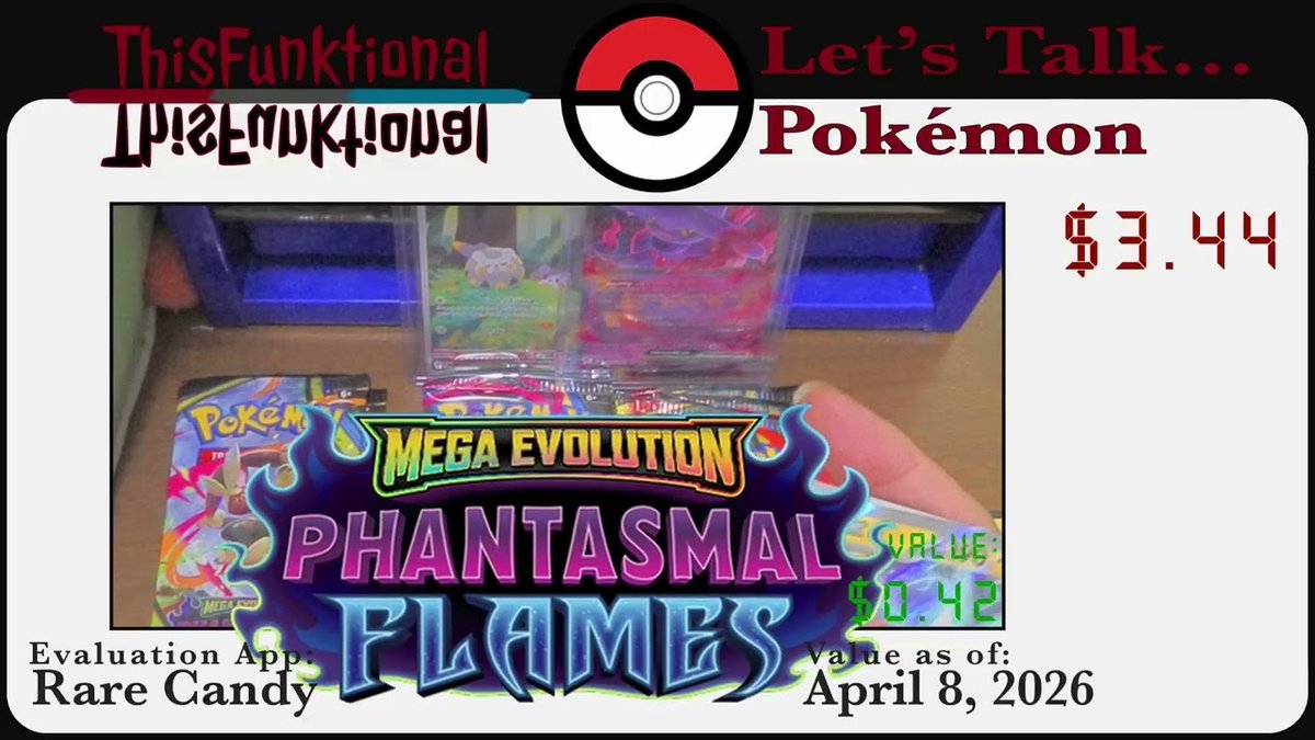 Watch, like, share the newest YouTube video: LET’S TALK… With ThisFunktional Season 4 Bonus Episode 13 - Pokémon TCG Phantasmal Flames expansion youtube.com/watch?v=VNf6Xk… Please subscribe to YouTube.com/ThisFunktional