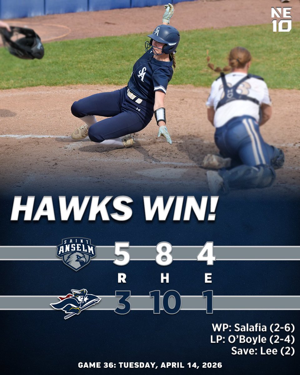 Saint Anselm Hawks Softball tweet media