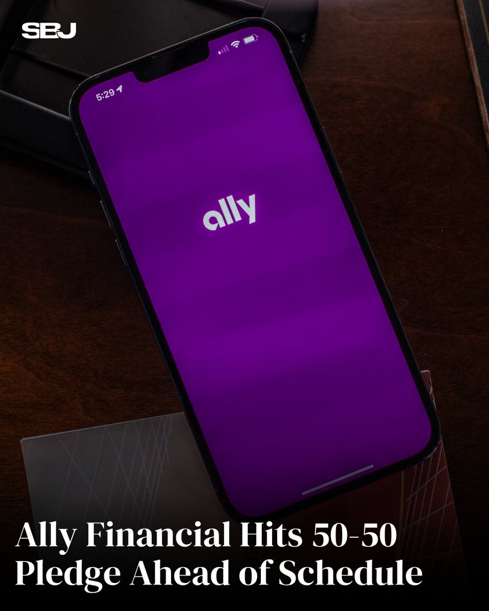 SBJ's tweet photo. Ally hit its 50-50 pledge, shifting paid media investment equally between women’s and men’s sports a year early 👏

With investments across the WNBA, NWSL, Unrivaled and more, women’s sports fans are 27% more likely to trust the brand, showing the ROI is real.

Read more: https://t.co/QxfDpq8w1X