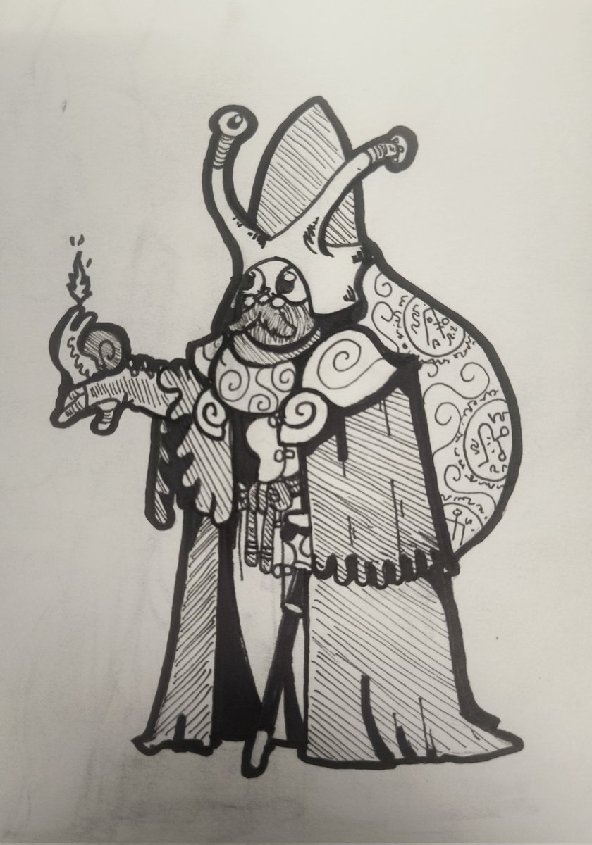 Labjer2's tweet image. Snail wizard