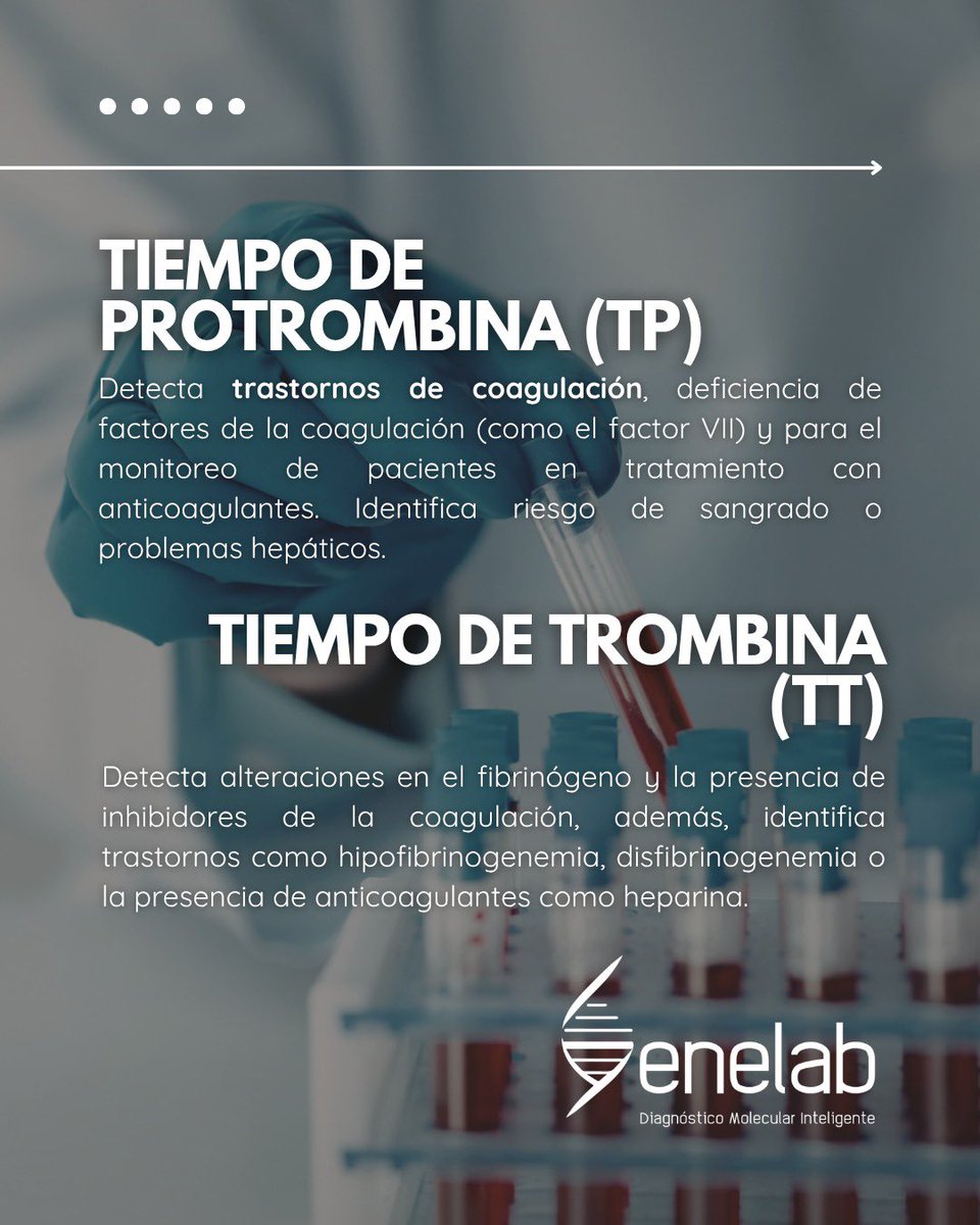 GenelabL's tweet image. 🩸 Tu sangre puede decir mucho sobre tu salud… 

Los tiempos de coagulación (TP, TT y TTPa) son estudios clave para detectar a tiempo alteraciones que podrían poner en riesgo tu bienestar.

📩 Agenda tu estudio hoy mismo al: 55 1849 9455

#Salud #LaboratorioClinico #Genelab
