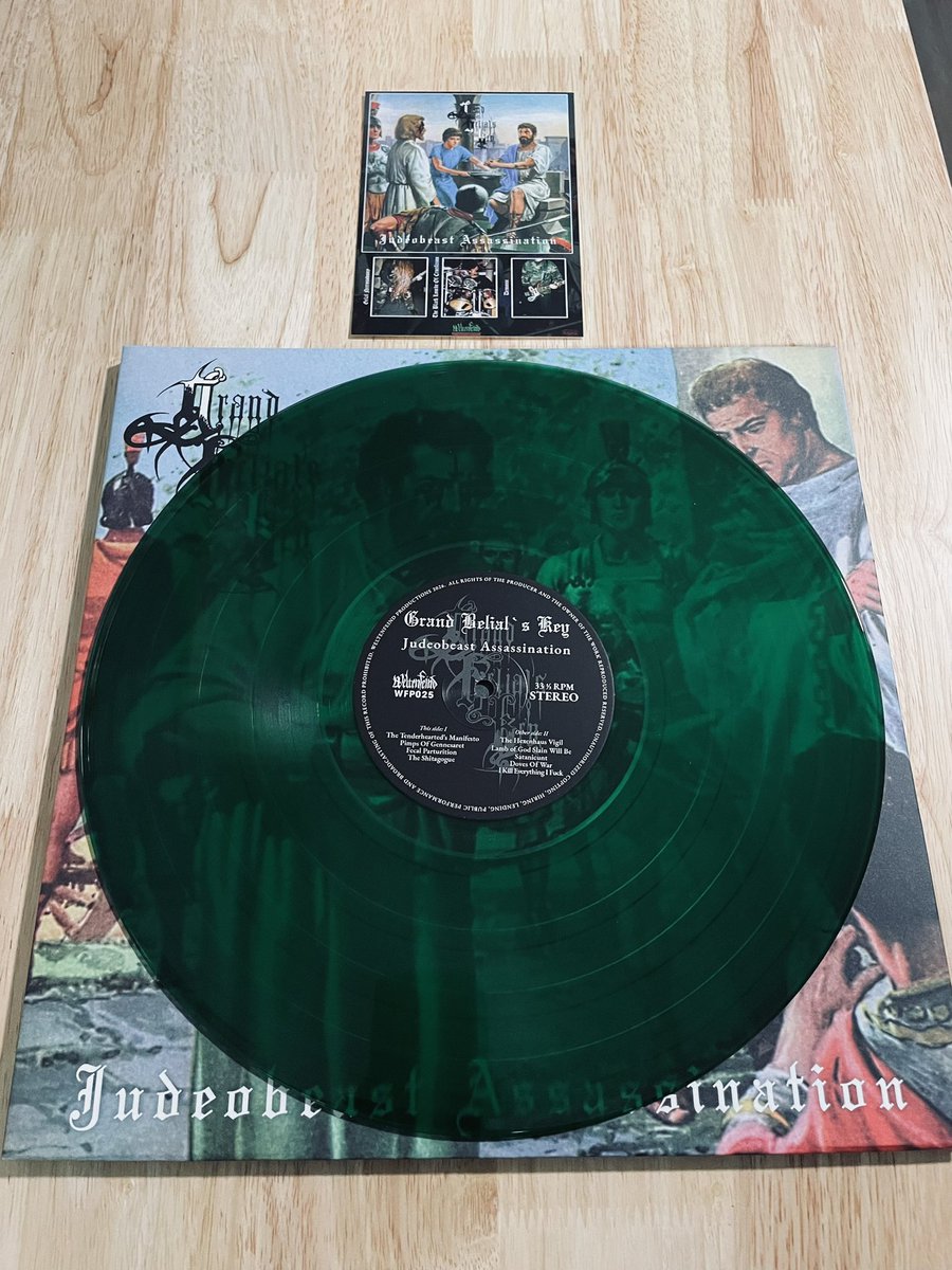 AmilkarR82's tweet photo. The 25th anniversary version of Judeobeast Assassination has arrived safely.
#GrandBelialsKey https://t.co/guyYSzlh87