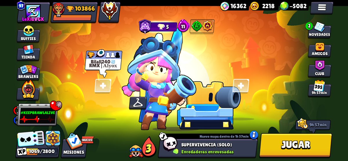 <a href="/MyYes_/">Yes</a> Hola yes un saludo #KeepBrawlAlive