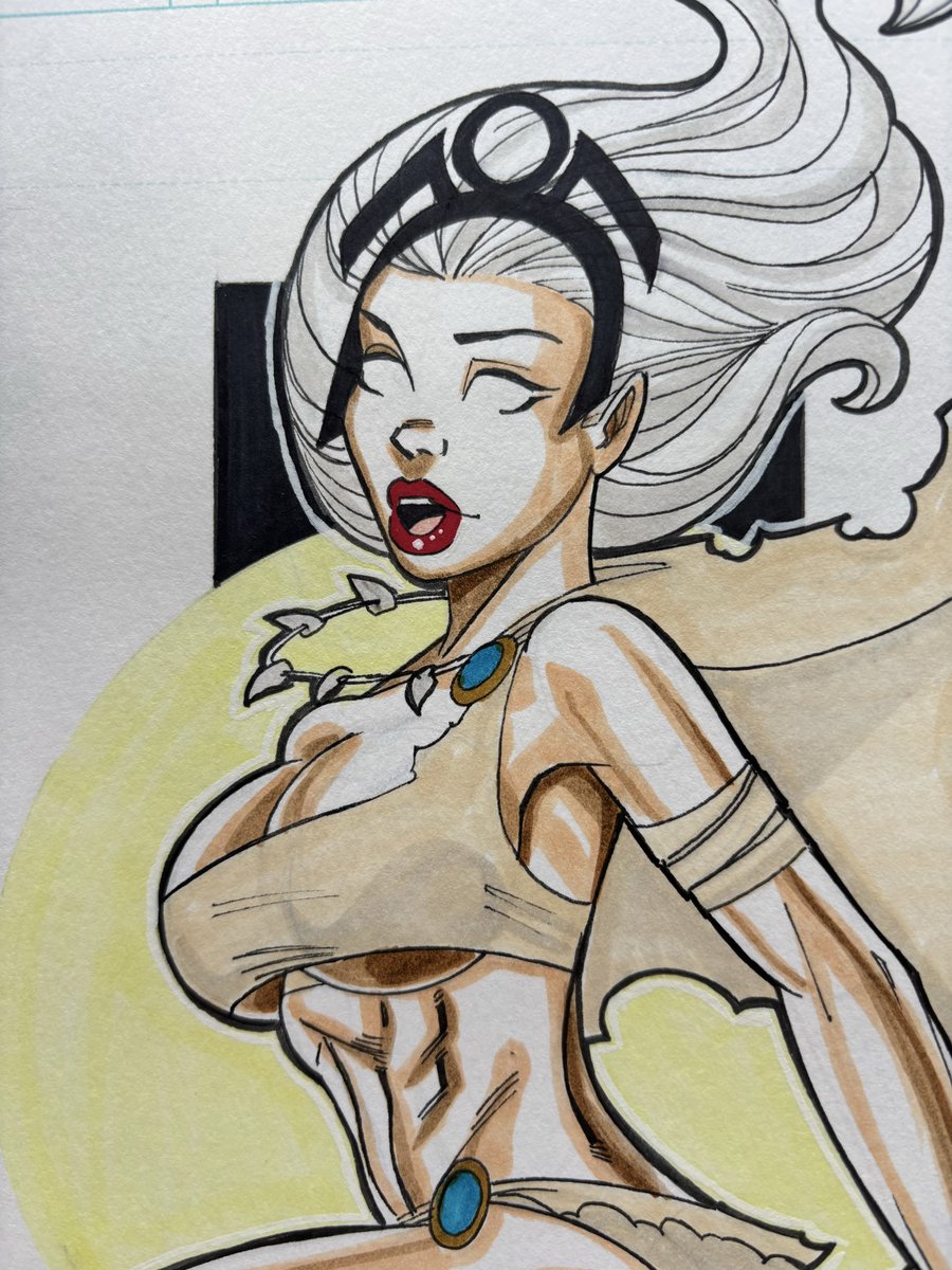 estrada_pin_ups's tweet photo. STORM
056/2026

Tell me your idea, and we might be able to work something for you
Traditional Sketch on 11”x17” inches

#pinupart #pinupartist #traditionalart #artcollectors #stormxmen⚡️ https://t.co/OWnXp54gpX