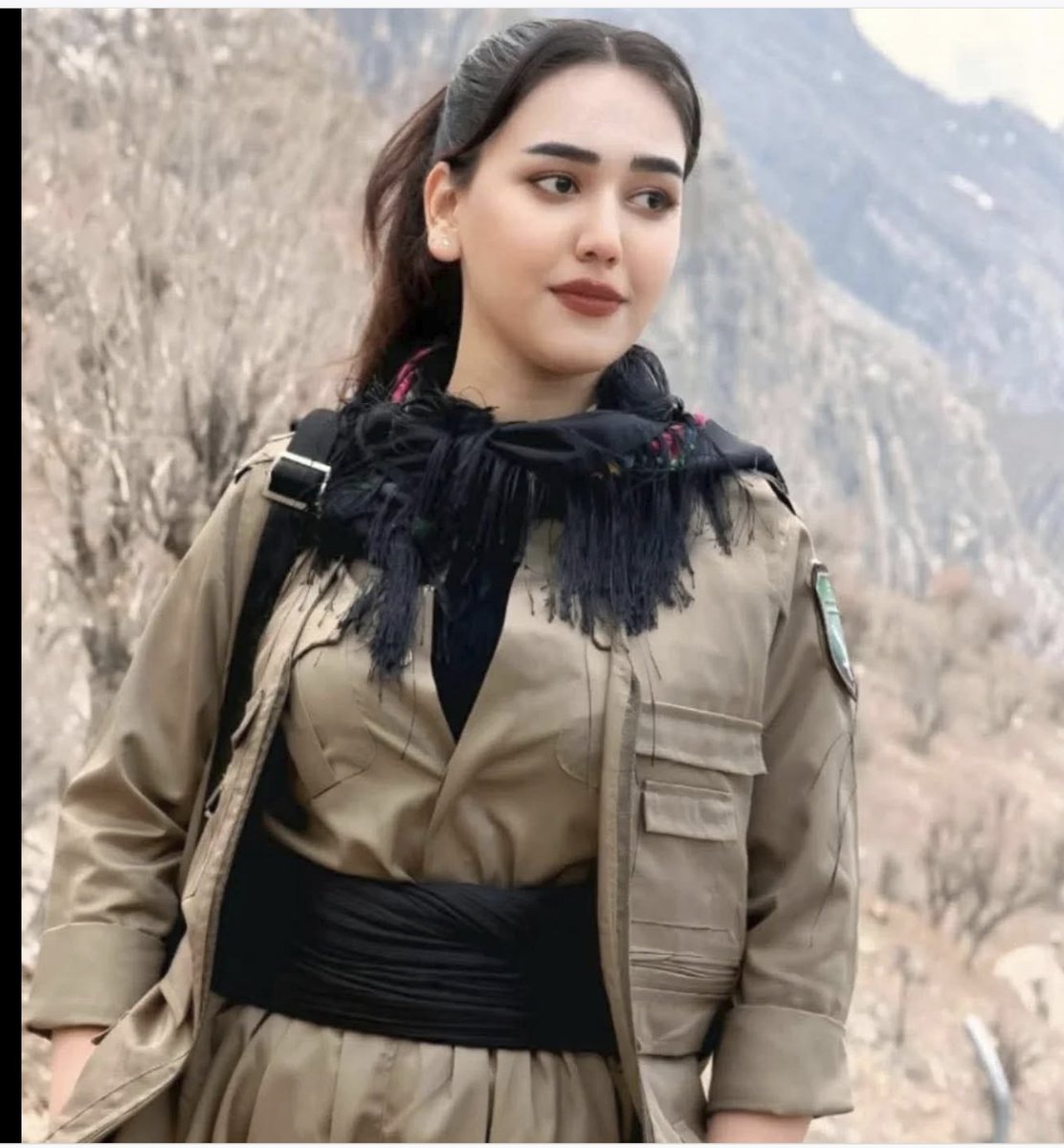 Kurdish girl Xazal Mawlan was killed by Iran in a missile attack on Kurdistan. 
She was a freedom fighter.
#XazalMawlan