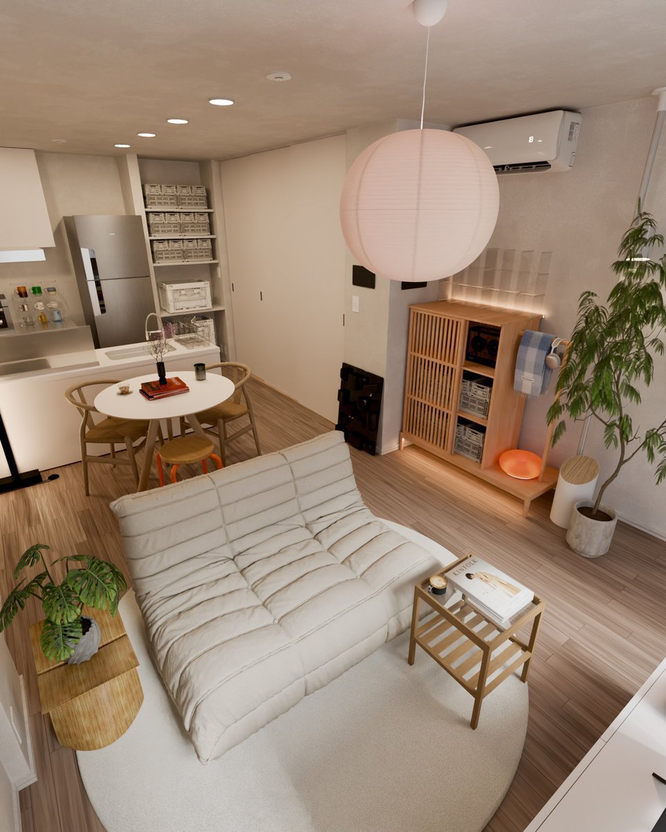 IKEAの竹ラックほんとに可愛すぎる…引っ越したら絶対買うぞ！