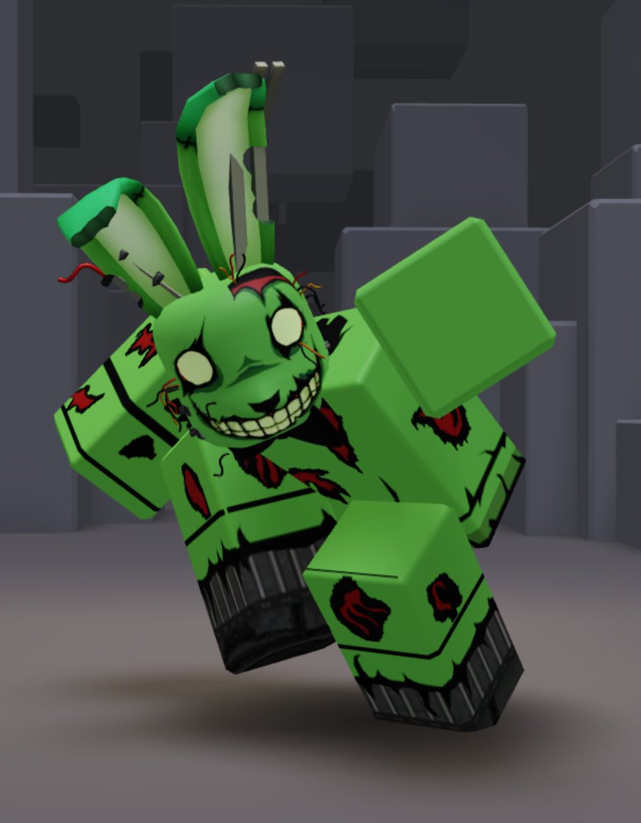 springtrap avatar with a custom head i made