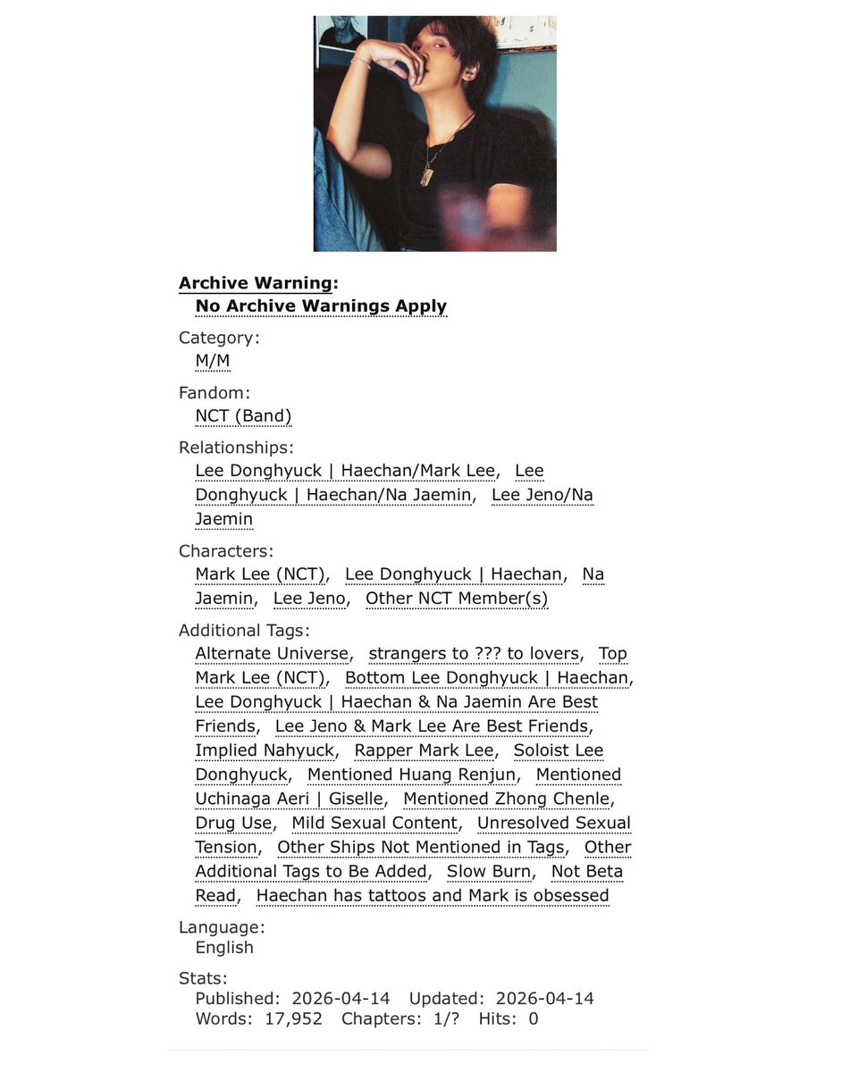 Aurora. 🐰ྀི | NEW MAHAE FIC 📌 tweet media