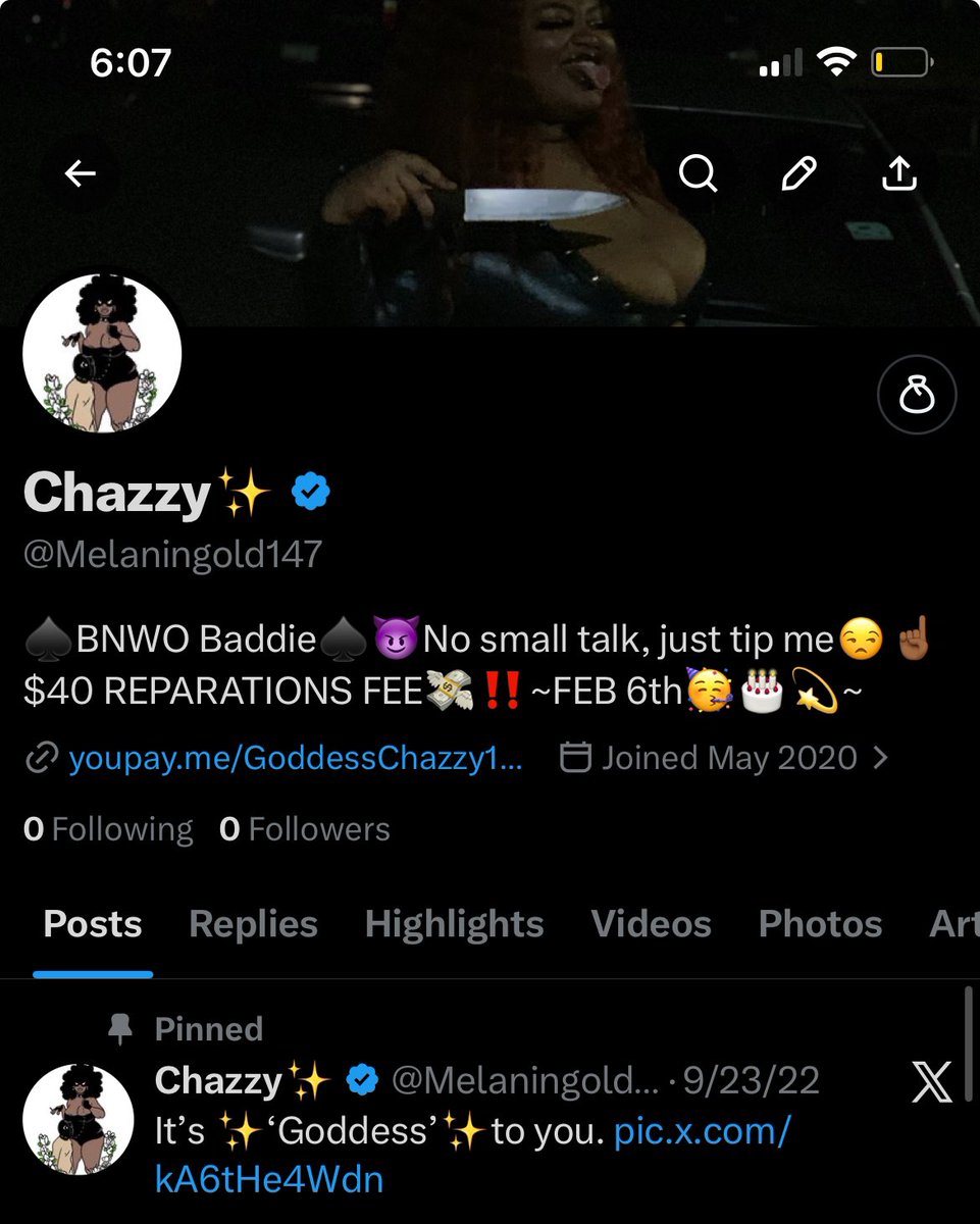 Goddess Chazzy✨ tweet media