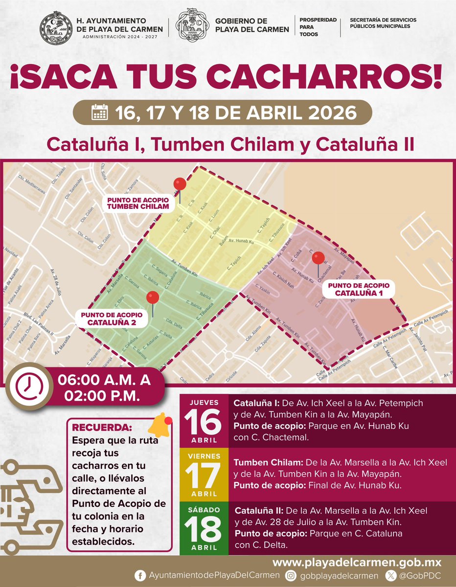 Ayuntamiento de Playa del Carmen tweet media