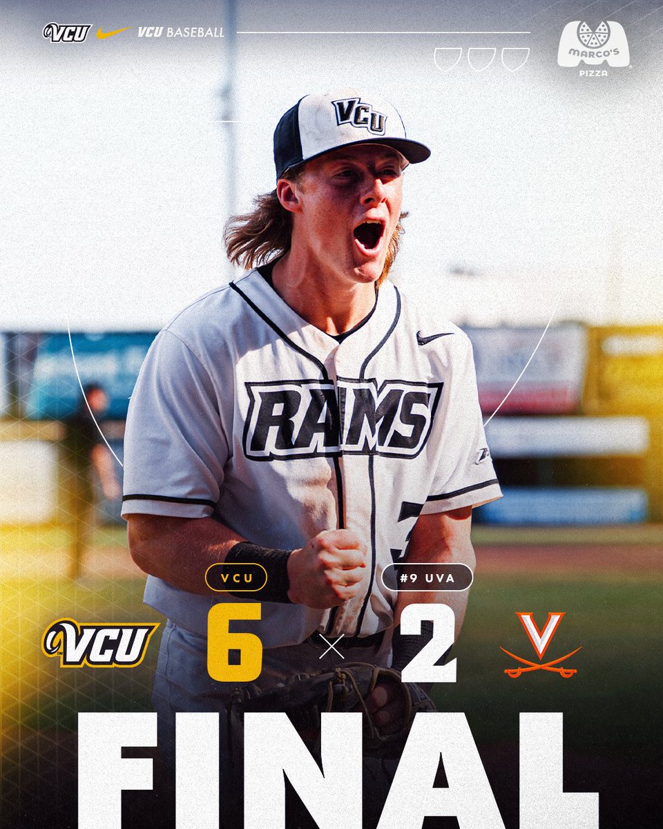 VCUBaseball's tweet image. DOWN GOES NUMBER NINE

#LetsGoVCU